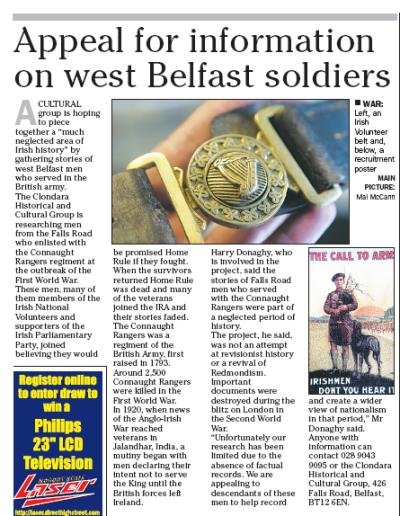 Irish News Article
