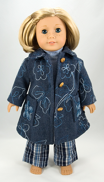 Make your own American Girl Doll Coat - Christel Crafts