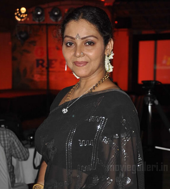 Fathima Babu Transparent Saree Hot Spicy Stills