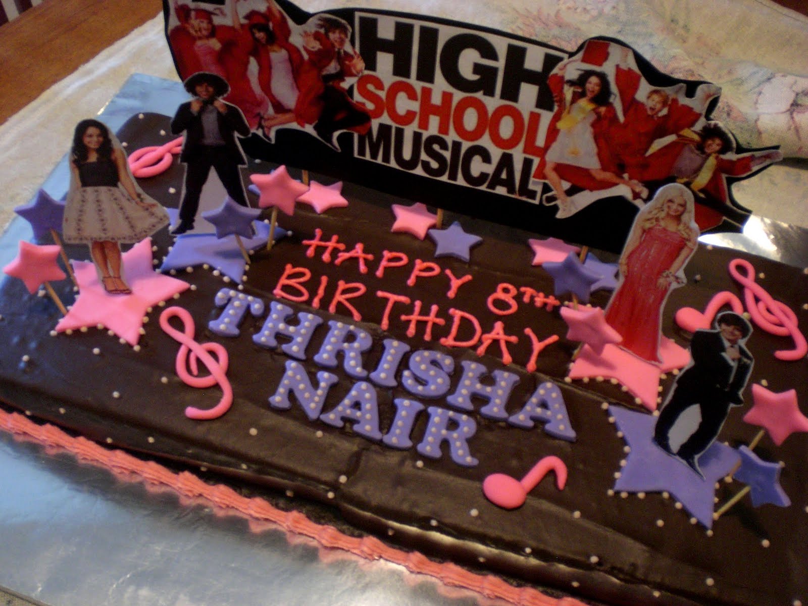 Sugar Rush High School Musical Birthday Cake