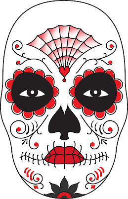surface fragments: How To Make a Day of The Dead Mask