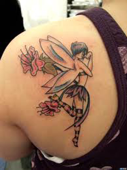 dark fairy tattoos. cute fairy tattoos designs