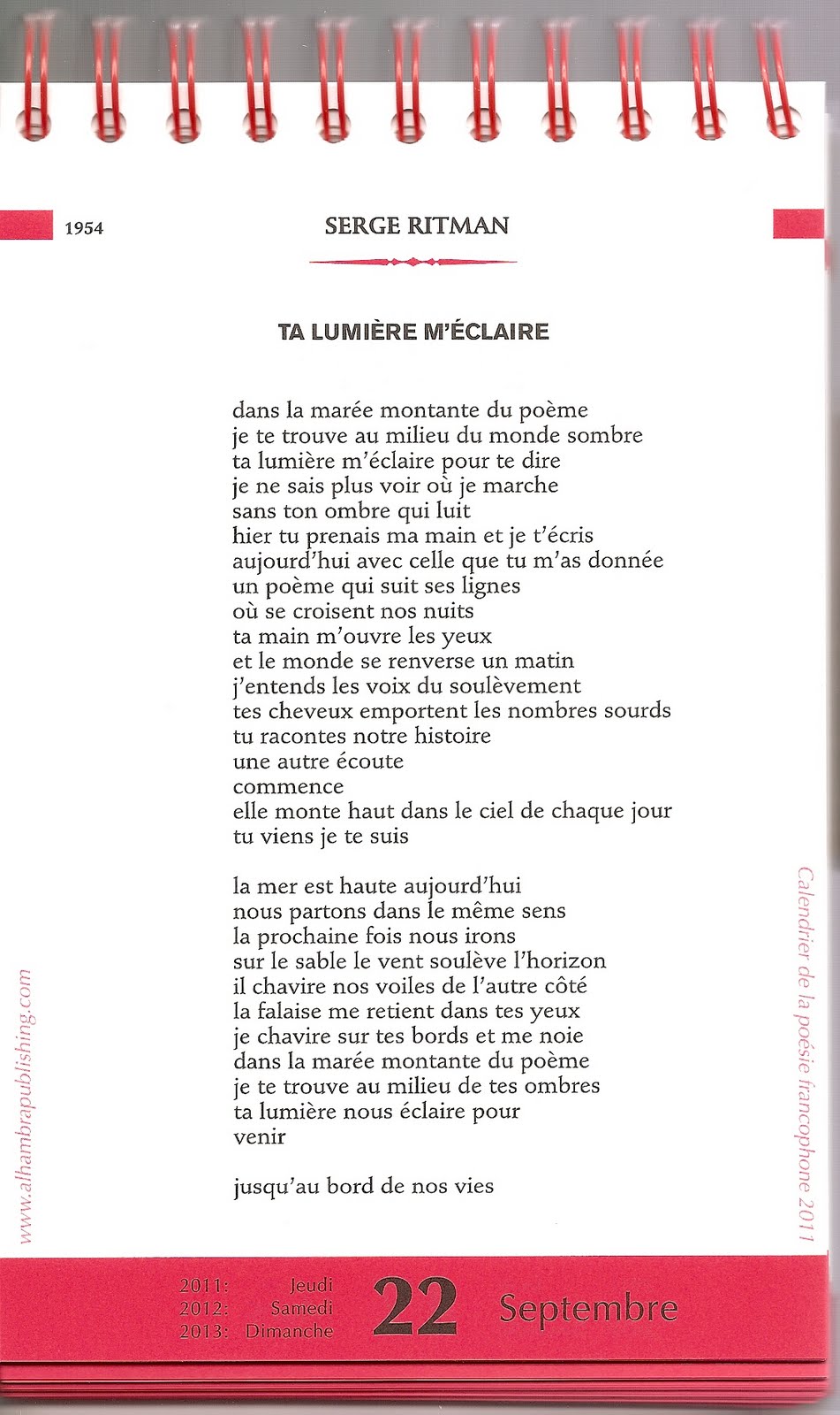 Martin-Ritman bibliographie: janvier 2011