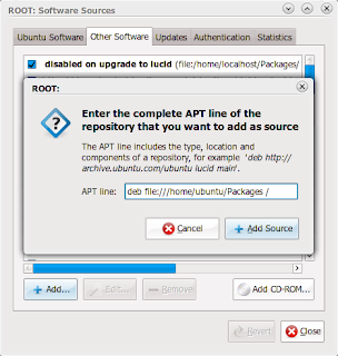 [Ubuntu] Membuat Repository Lokal untuk Ubuntu