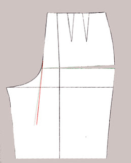The Fitting Life: Adding length at side seam - pants
