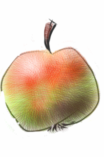 Just an apple is an iPhone sketch by Artmagenta