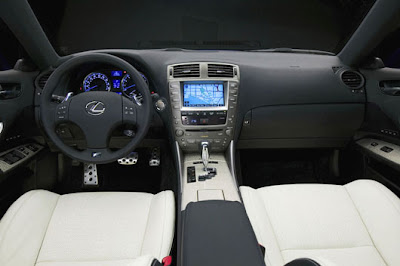 Lexus IS F Sports Car Interior
