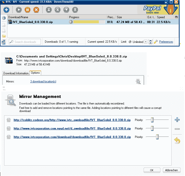 Tip for GPRS, ISDN, EDGE Slow and slowest connection Downloads