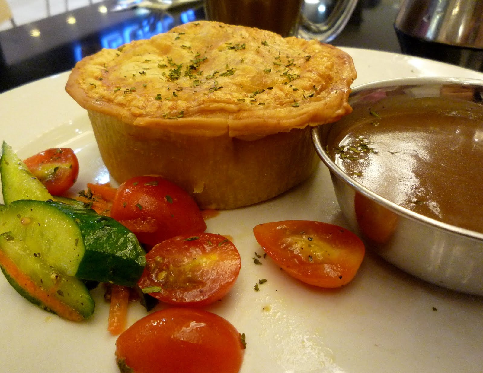 A Coffeeholic's Travel Tale: Gourmet Chicken Pie at Dave's Deli
