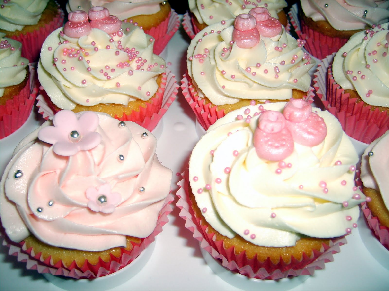 Edible Baby Shower Cupcake Decorations