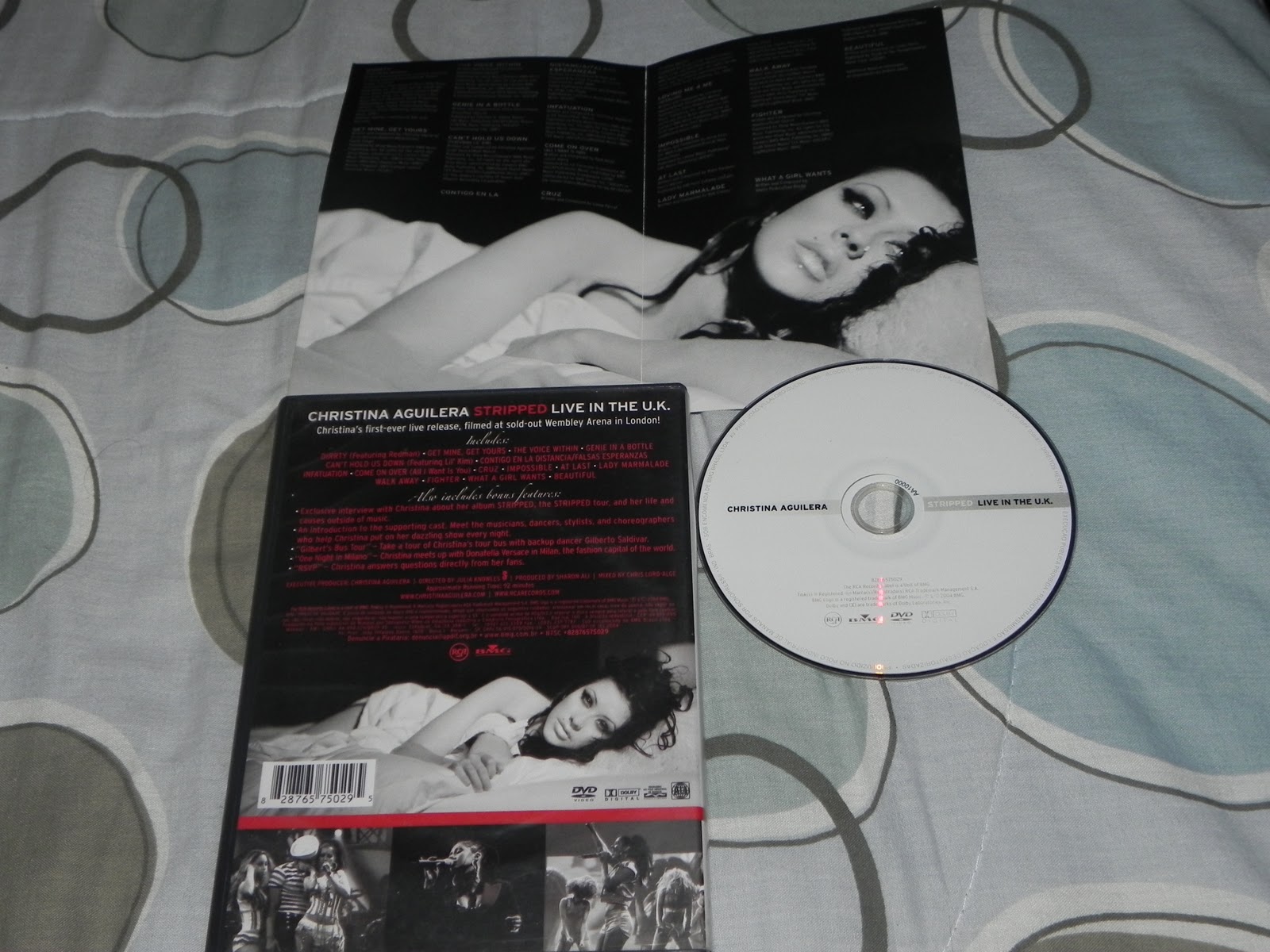 Publicafé Collection DVD Stripped Live In The UK Christina Aguilera
