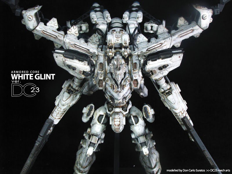 Armored Core WHITE GLINT with V.O.B. ver DC23 Don Suratos aka DC23