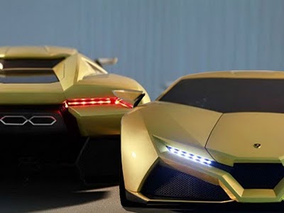 New Sports Cars: 2010 Lamborghini Cnossus Concept