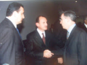 Con el expresidente de Colombia Álvaro Uribe Vélez