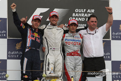 Podio Bahrein 2009