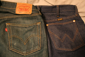 levis and wranglers