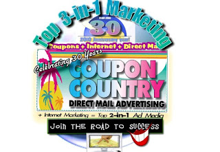 COUPON COUNTRY – Best Direct Mail, Best Internet Advertising –    $97 per Month,Campaign – Top 10-in-1 Advertising Package – Internet,Direct Mail