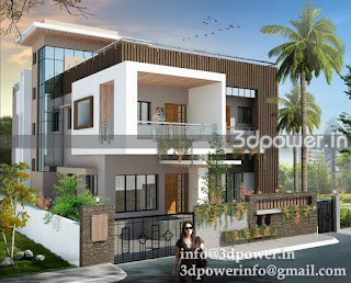 "architectural illustration of bungalow"