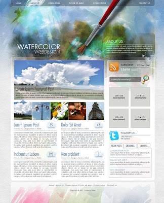Create a Watercolor-Themed Website