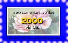 Selo comemorativo das 2000 visitas do blog Álvaro Oliveira