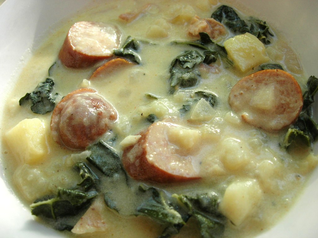 The Cooking Academic Kielbasa and Kale Soup