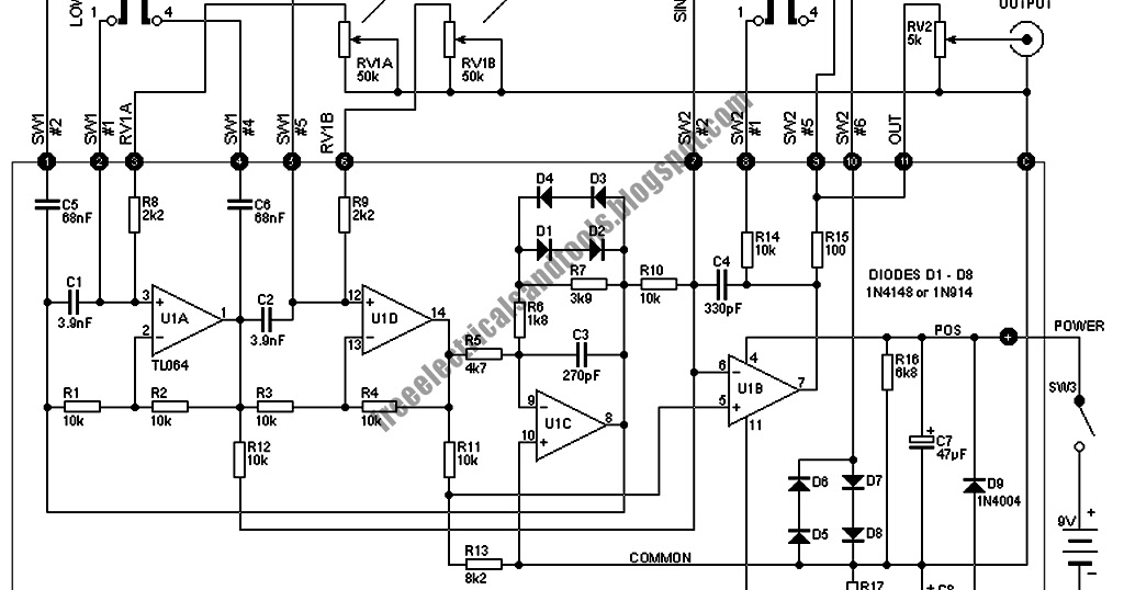 diagram ingram: Miniature Audio Oscillator Circuit