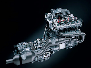 V 8 car engine