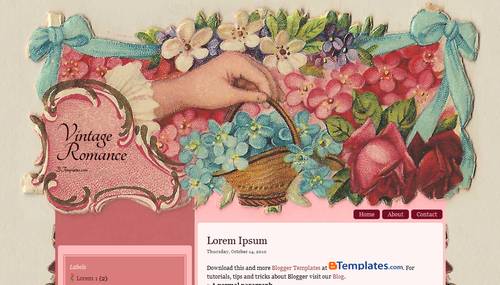 Free Blogger Templates Vintage Romance Bloggergeeze Free Blogger Templates Vintage Romance