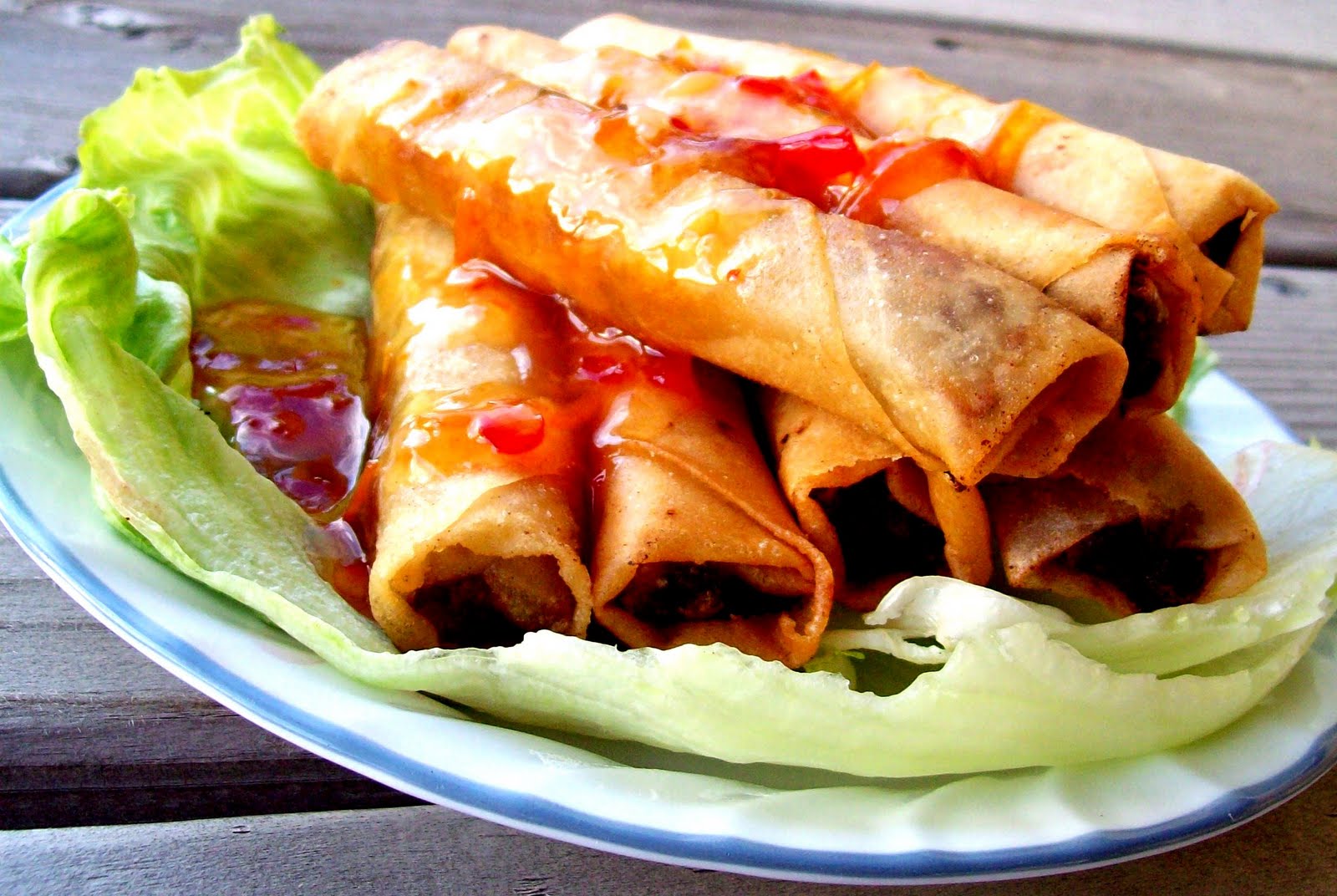 cook it up Lumpiang Shanghai (Beef Spring Rolls)