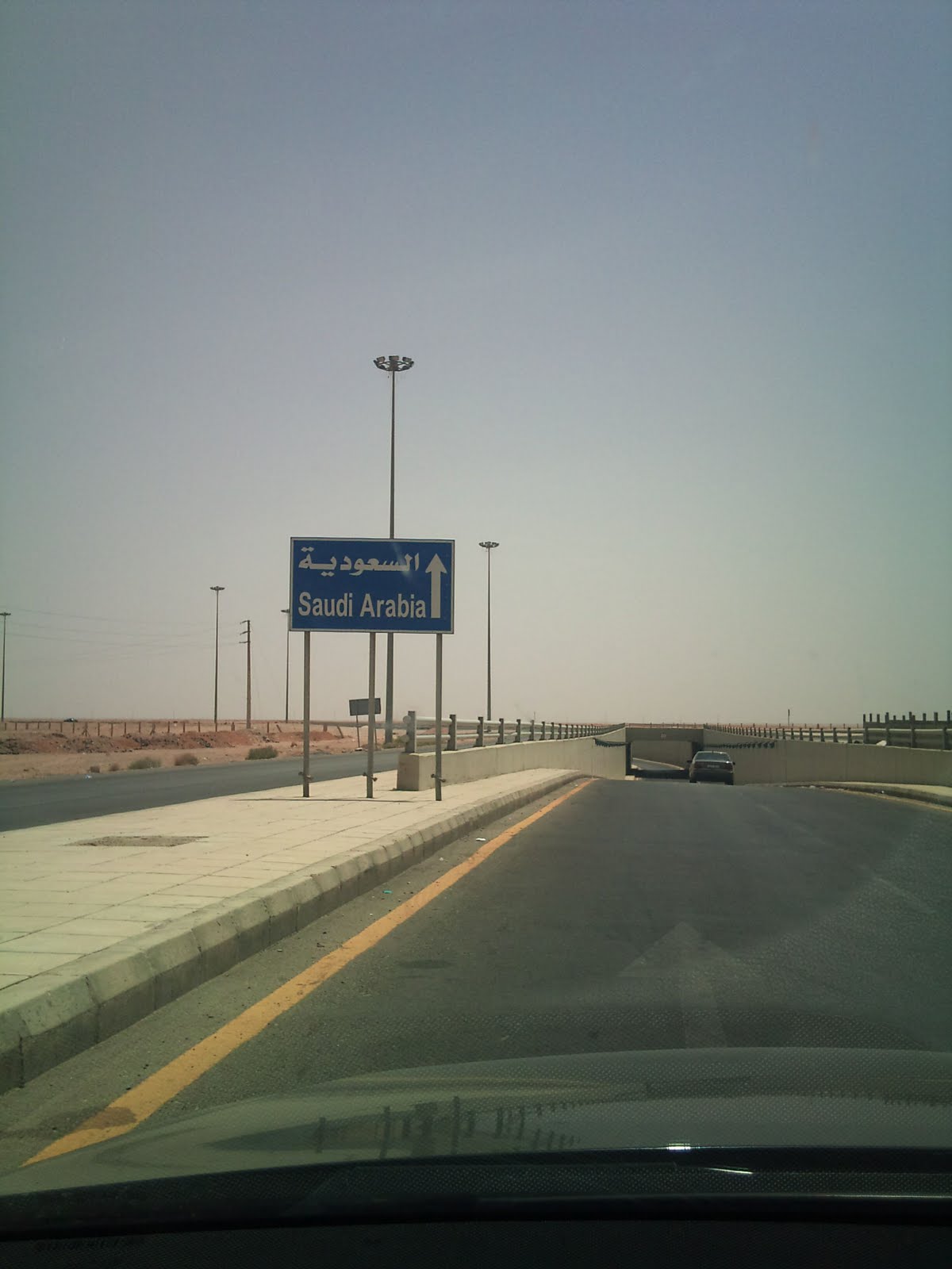 Road Trip to Europe Driving through Saudi Arabia to Bahrain