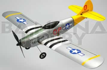 silver p51d mustang rc planes