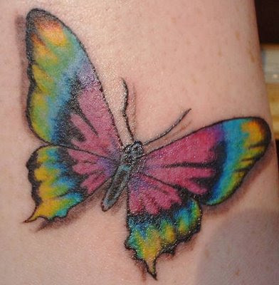 tattoo de borboletas. Famosa Tatuagem Feminina