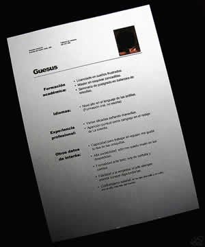Curriculum Vitae Exemplo