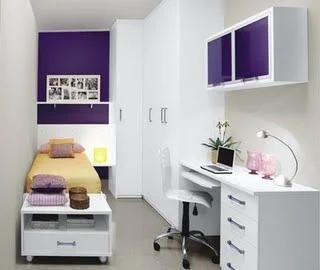 quartos pequenos de solteiro