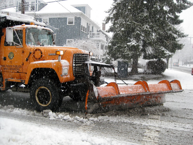 Snow Plow during storm