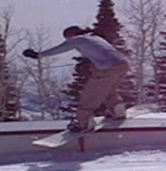snowboarding at Pow Mow