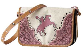 Montana Silver Here I Come!: Pink Hand-Tooled Leather Purses (Think Bling!)