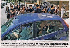 (07/06) Agentes protegieron al "asesino" de gatos por la TORTURA Y MATANZA DE GATOS en Tarragona