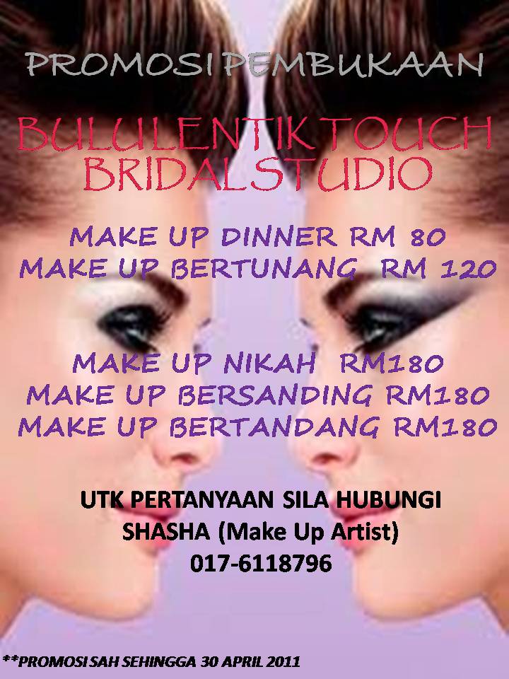 Beauty of SHASHA AZMAR Touch Promosi Pembukaan Bulu Beauty of SHASHA AZMAR Touch Promosi Pembukaan Bulu