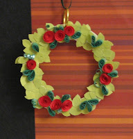 free quilling quilled wreath pattern