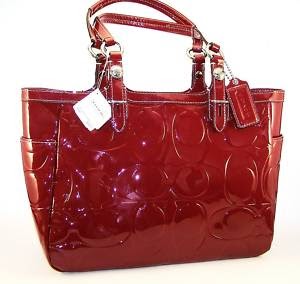 MyLilCoachStore: Coach Gallery Embossed Patent leather Tote 15246
