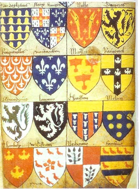 Creating The Roll: An Example of a Roll of Arms