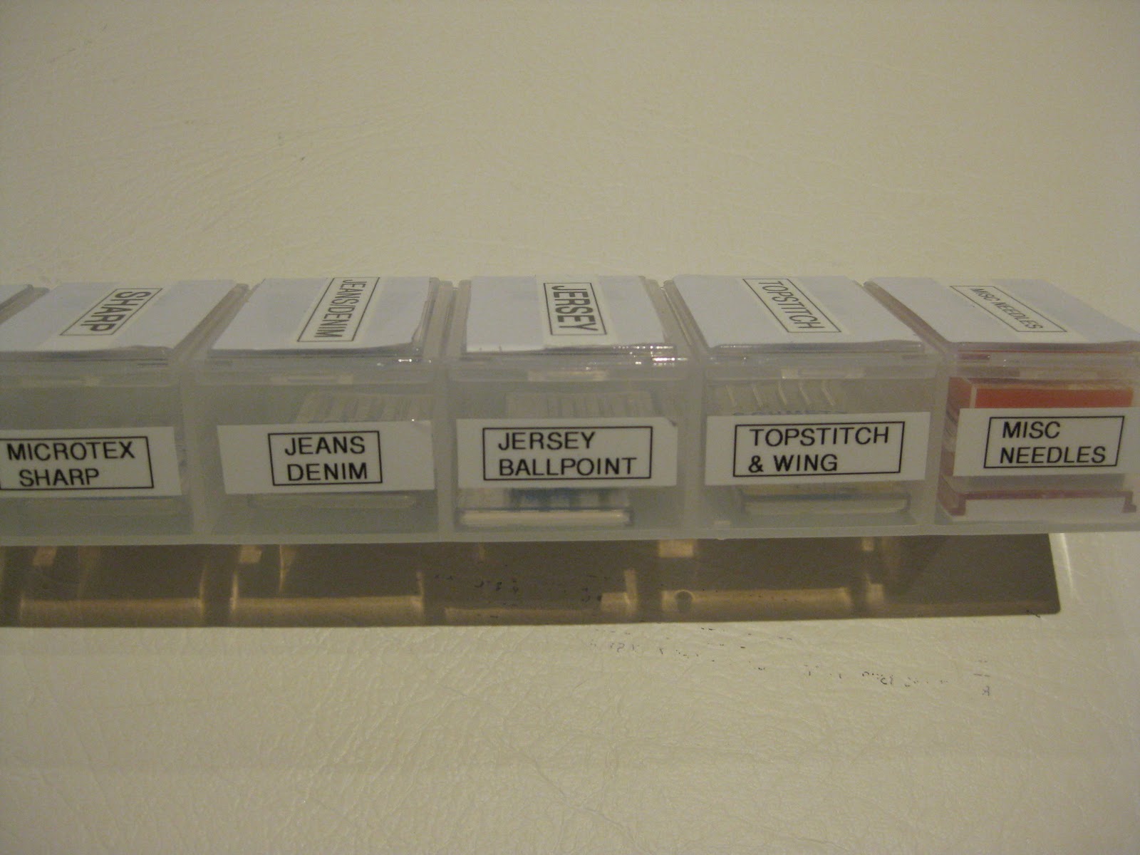 Hand Sewn Home Grown Storage box for sewing needles