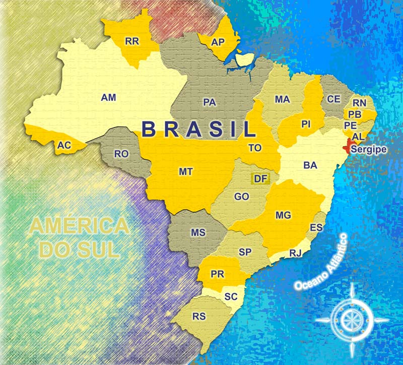 mapa do brasil estados