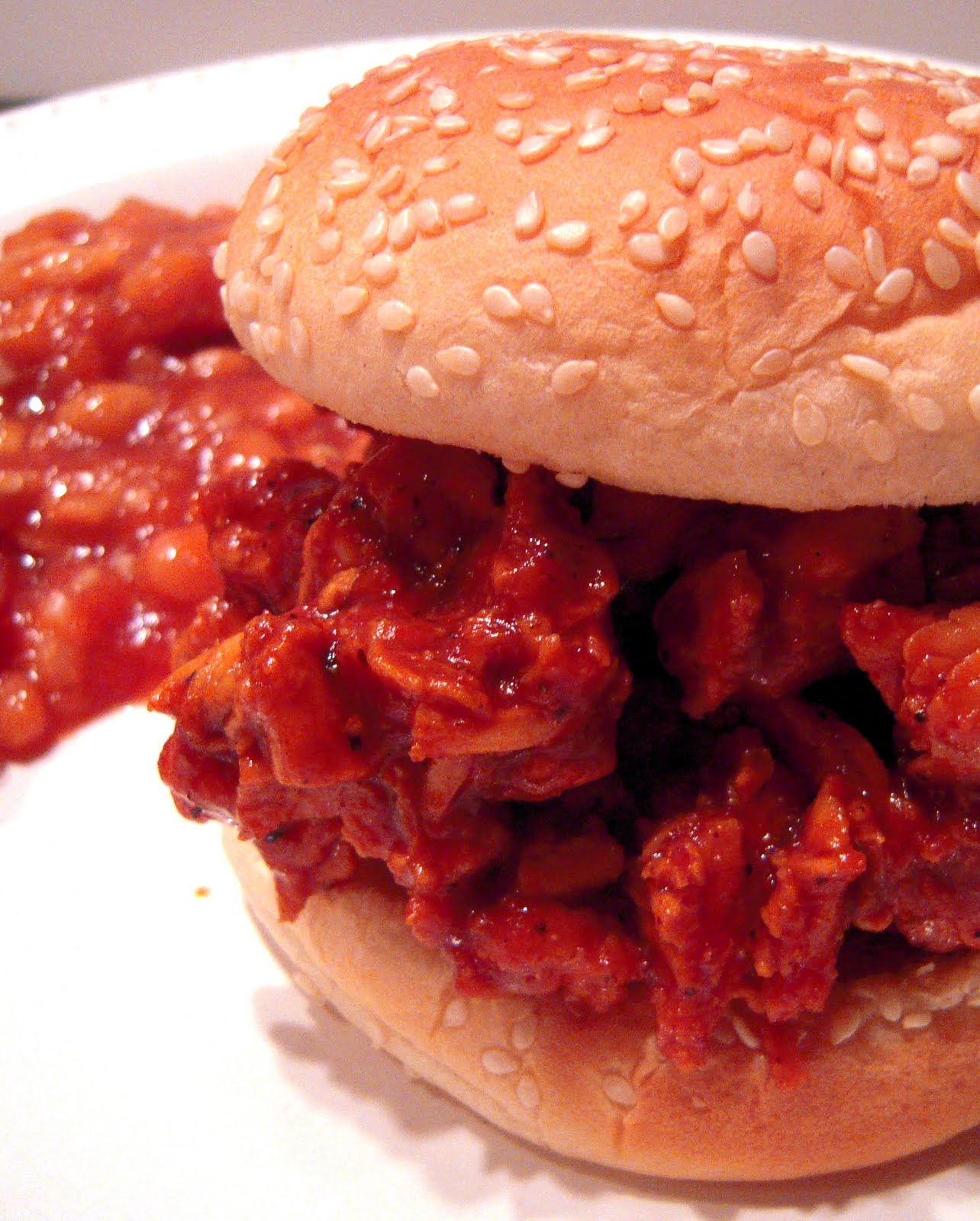 Black Pepper and Molasses Pulled Chicken Sandwiches Plain Chicken®