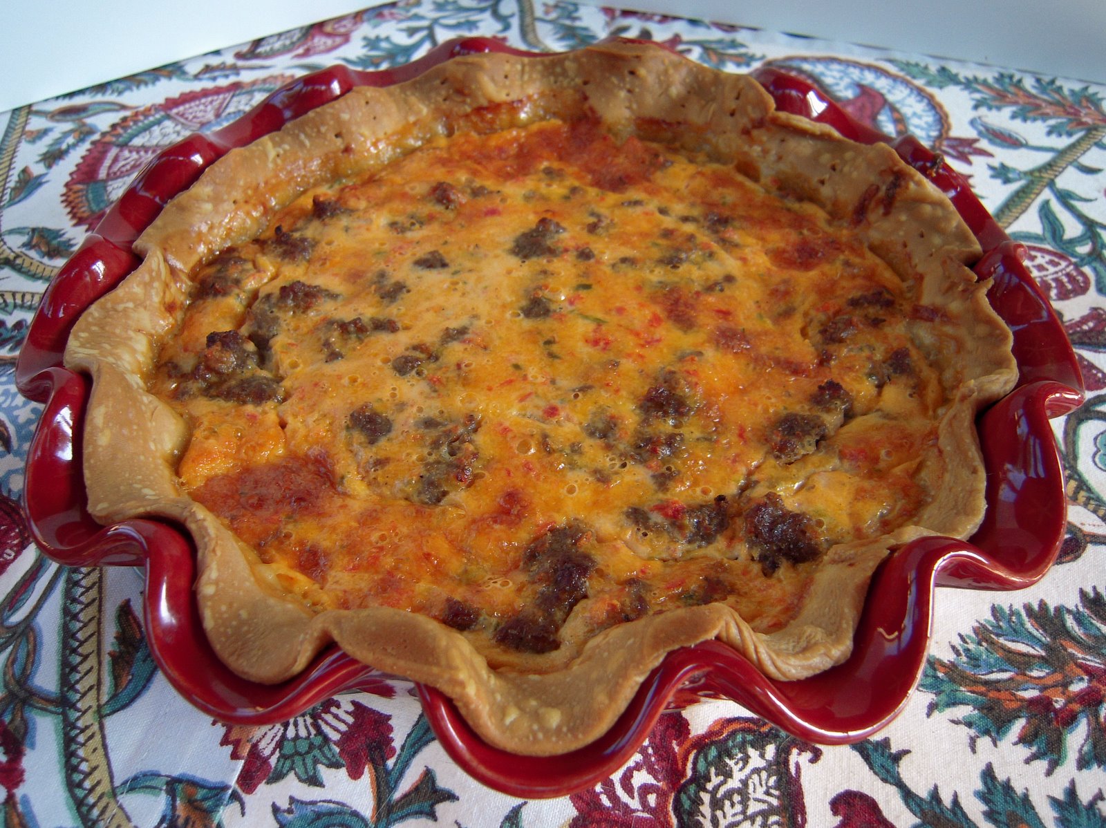 Southwestern Sausage Quiche Plain Chicken®