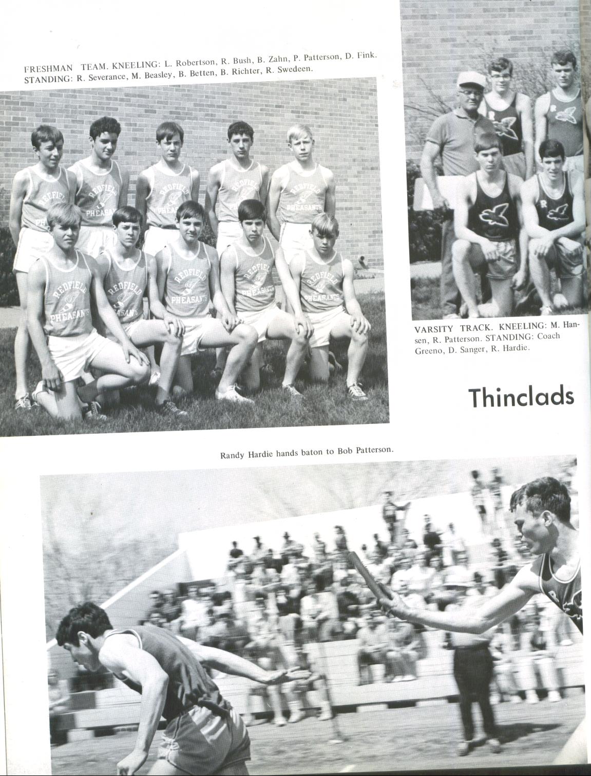 Redfield High School Class of 1970 40 Year Reunion Senior Annual 1970