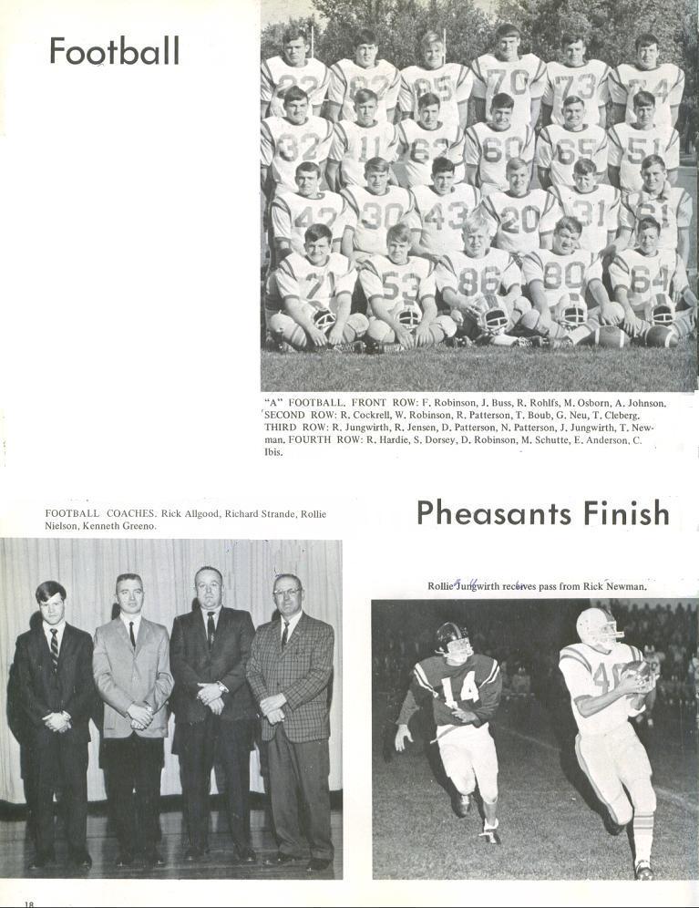 Redfield High School Class of 1970 40 Year Reunion Junior Annual, 1969