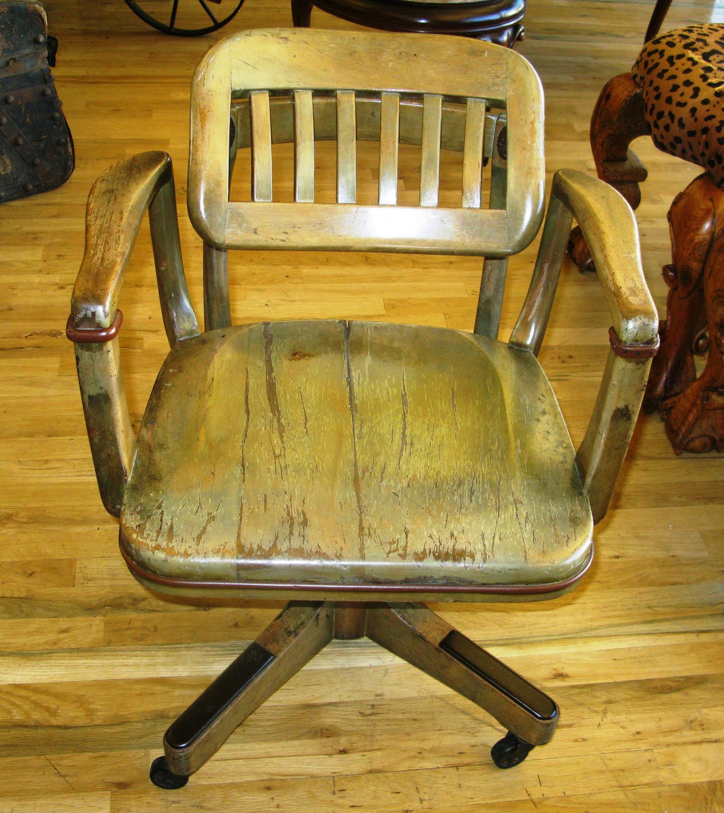 Antiques, Vintage and More Antique Office Chair