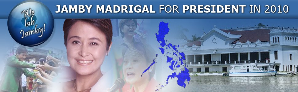Jamby Madrigal for President in 2010 - by Rain Barnido